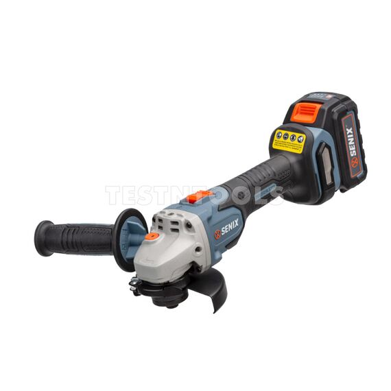 SENIX 18V 2.0AH BRUSHLESS ANGLE GRINDER KIT WITH CHARGER 125MM PAX2125-M2-EU