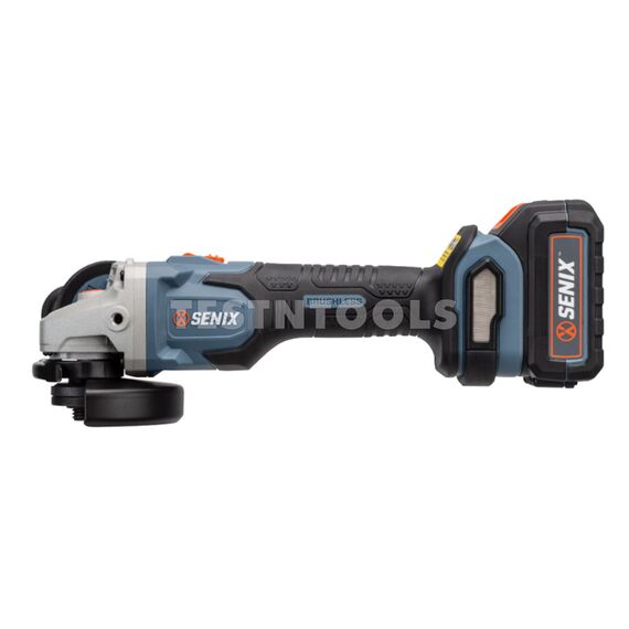 SENIX 18V 2.0AH BRUSHLESS ANGLE GRINDER KIT WITH CHARGER 125MM PAX2125-M2-EU, 2 SENIX 18V 2.0AH BRUSHLESS ANGLE GRINDER KIT WITH CHARGER 125MM PAX2125-M2-EU