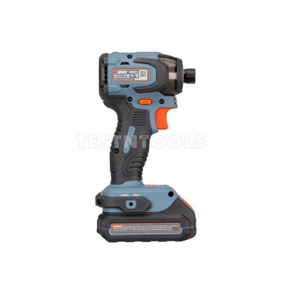 SENIX 18V 2.0AH BRUSHLESS IMPACT DRIVER KIT WITH CHARGER 1/4" PDIX2-M2-EU
