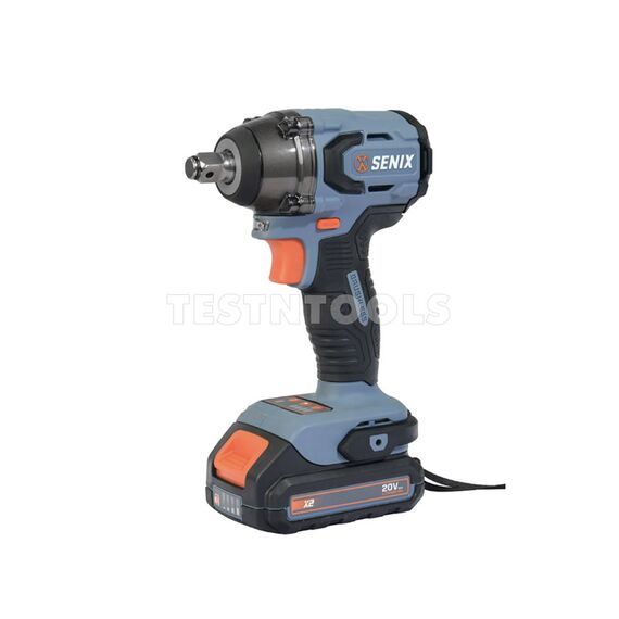 SENIX 18V 2.0AH BRUSHLESS IMPACT WRENCH KIT WITH CHARGER 1/2" 330NM PDWX2-M2-EU