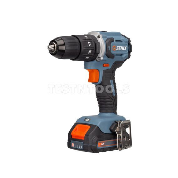 SENIX 18V 4.0AH BRUSHLESS HAMMER DRILL KIT WITH CHARGER 60NM PDHX2-M2-EU