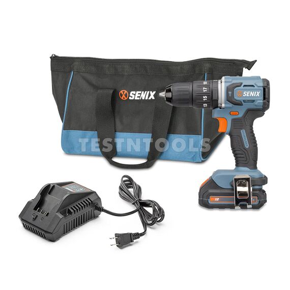 SENIX 18V 4.0AH BRUSHLESS HAMMER DRILL KIT WITH CHARGER 60NM PDHX2-M2-EU, 2 SENIX 18V 4.0AH BRUSHLESS HAMMER DRILL KIT WITH CHARGER 60NM PDHX2-M2-EU