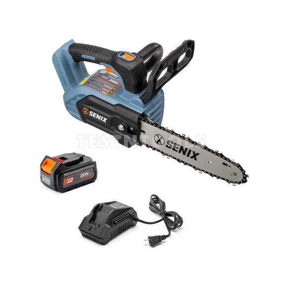 SENIX 18V 4.0AH TOP HANDLE CHAINSAW KIT WITH CHARGER 250MM CSX2-M1-EU