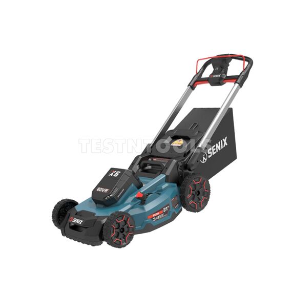 SENIX 60V 6.0AH PUSH LAWN MOWER KIT WITH CHARGER 530MM LPPX6-H-EU