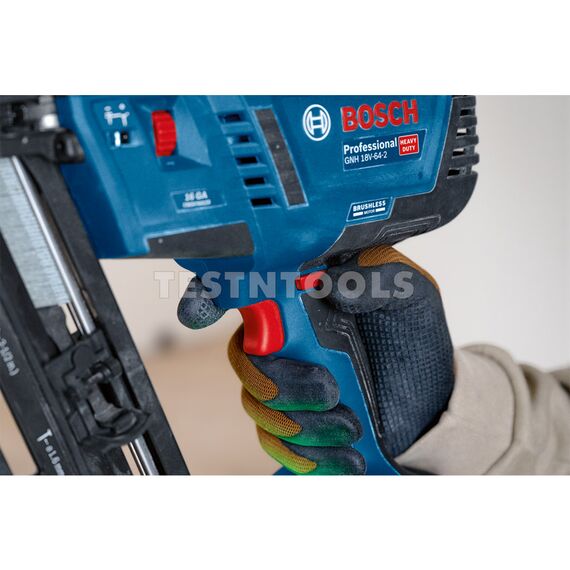 BOSCH 18V BRUSHLESS FINISHING NAILER TOOL ONLY GNH18V-64-2