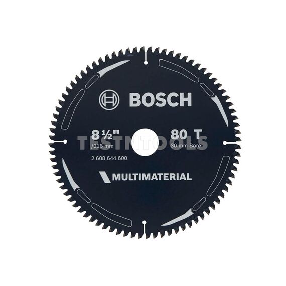 BOSCH CIRCULAR SAW BLADE MULTI MATERIAL 216MM 80T