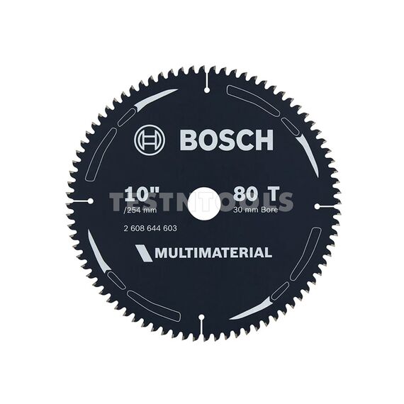 BOSCH CIRCULAR SAW BLADE MULTI MATERIAL 254MM 80T