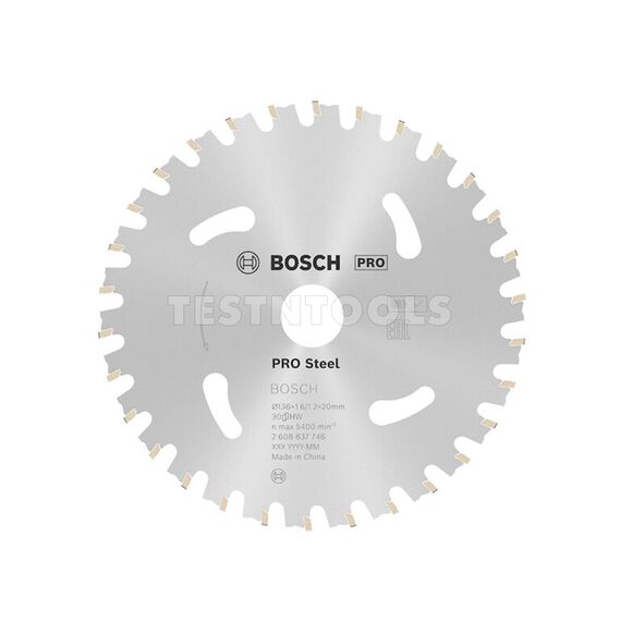 BOSCH CIRCULAR SAW BLADE PRO FOR STEEL 136MM 30T