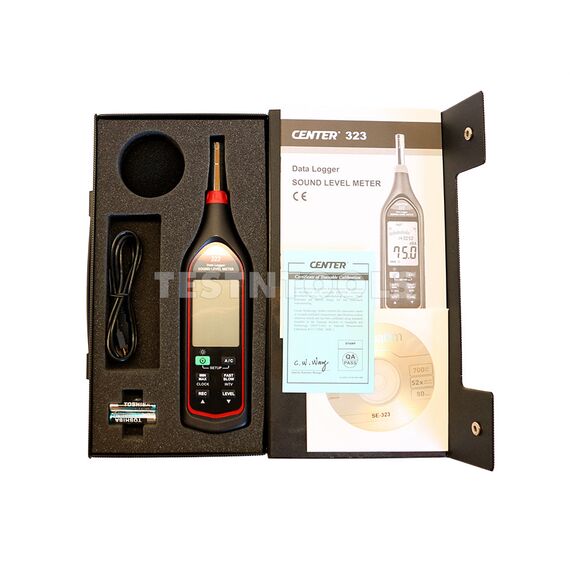 CENTER 323 SOUND LEVEL METER WITH DATA LOGGING