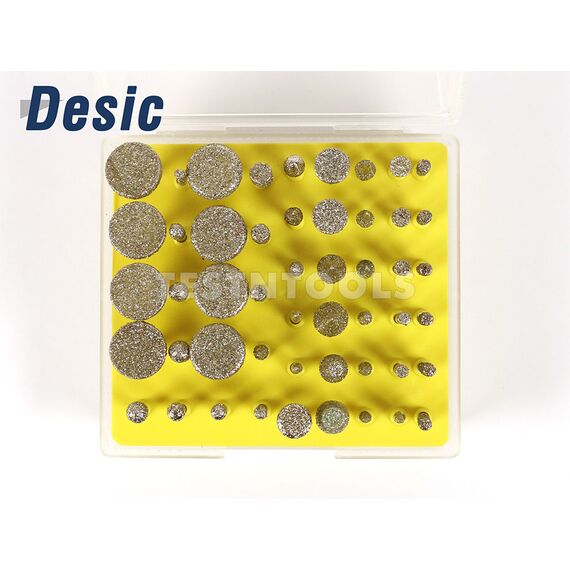 DESIC DIAMOND CARVING BURRS 50 PIECES 40G BIG HEAD