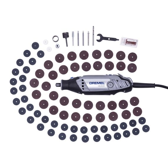 DREMEL 3000 ROTARY TOOL KIT WITH 142 ACCESSORIES 3000-1/142