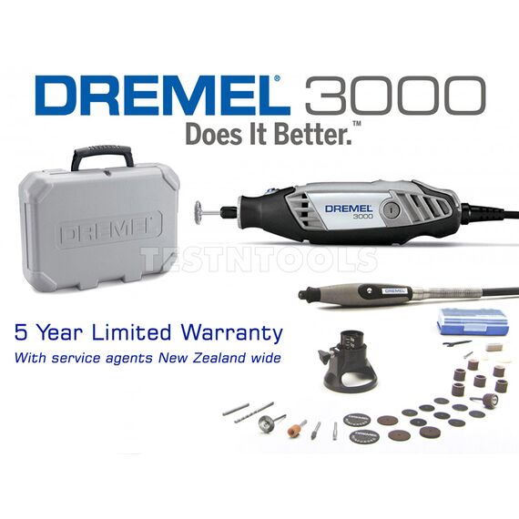 DREMEL 3000 ROTARY TOOL WITH 30 ACCESSORIES 3000-2/30 F0133000PN