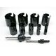 STARRETT MULTI PURPOSE TCT HOLESAW KIT FAST CUTTING 9 PIECE 19-68MM