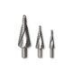 TUSK HSS STEP DRILL BITS SET 12MM - 30MM 3 PIECE STRAIGHT SHANK HSD3S