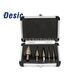DESIC STEP DRILL SET 5 PIECES STRAIGHT FLUTE COBALT WITH ALUMINIUM CASE 4-35MM, 1 DESIC STEP DRILL SET 5 PIECES STRAIGHT FLUTE COBALT WITH ALUMINIUM CASE 4-35MM