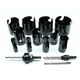 STARRETT MULTI PURPOSE TCT HOLESAW KIT FAST CUTTING 11 PIECE 19-76MM, 1 STARRETT MULTI PURPOSE TCT HOLESAW KIT FAST CUTTING 11 PIECE 19-76MM