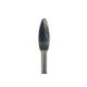 TUSK CARBIDE BURR 12MM X 6MM FLAME CBH12