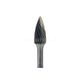 TUSK CARBIDE BURR 6MM X 6MM POINT TREE CBG6