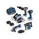 BOSCH 18V 5PC 5.0AH BRUSHLESS COMBO KIT 0615990N3D, 1 BOSCH 18V 5PC 5.0AH BRUSHLESS COMBO KIT 0615990N3D