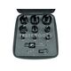 STARRETT MULTI PURPOSE TCT HOLESAW KIT FAST CUTTING 9 PIECE 19-68MM