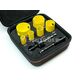 STARRETT PLUMBERS BI-METAL HOLESAW KIT DEEP CUT 7 PIECE 19-57MM