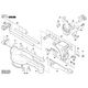 BOSCH PCM1800SD SPARE PART NUMBER 857 - UPPER GUARD 1619PA1367