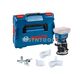 BOSCH 18V BRUSHLESS PALM ROUTER WITH LBOXX TOOL ONLY GKF18V-8, 1 BOSCH 18V BRUSHLESS PALM ROUTER WITH LBOXX TOOL ONLY GKF18V-8