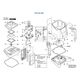 BOSCH GRL500HV SPARE PART NUMBER 3 - HOUSING ASSEMBLY