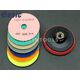DESIC DIAMOND DRY POLISHING PADS 7 GRITS AND 100MM M14 BACKING PAD, 1 DESIC DIAMOND DRY POLISHING PADS 7 GRITS AND 100MM M14 BACKING PAD